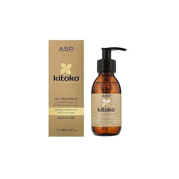 Kitoko Oil Treatment 3.88 Ounce with Easy Dispensing Pump
