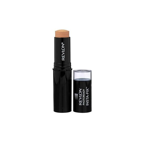 Revlon Foundation Stick, PhotoReady Insta-Fix Face Makeup for All Skin Types, SPF 20, Longwear Light-Medium Coverage with Natural Finish, 160 Medium Beige, 1 Oz