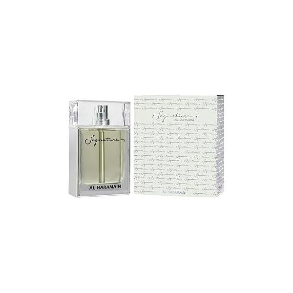 Al Haramain Signature for Unisex Arabian Perfume Women & Men - Long Lasting Fragrance with Bergamot, Mandarin, Jasmine, Musk, Vanilla Amber Arabic Cologne Eau de Parfum 3.3 oz EDP Spray