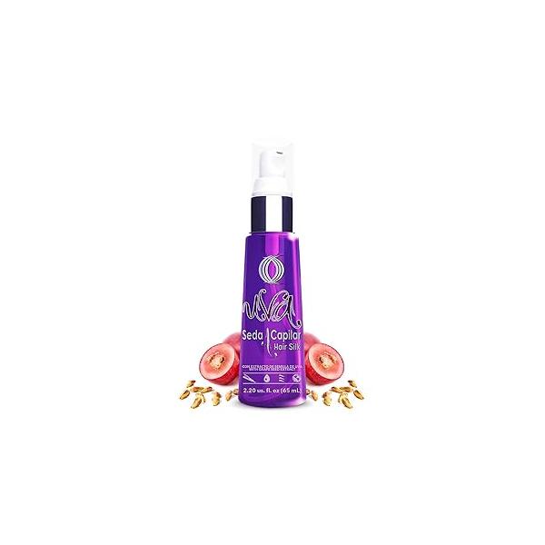 OURO Anti-Frizzy Hair Silk with Grape Seed Extract - Restores, Strengthens, Smooths, Provides Extreme Protection, Prevents Split Ends, Adds Shine (2.20 Fl Oz)
