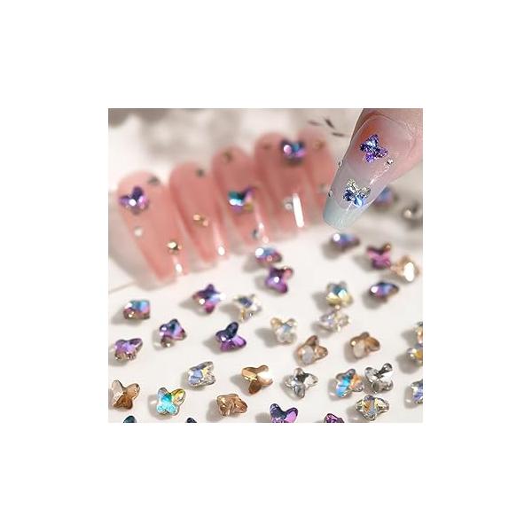 6 Boxes Nail Art Beads Metal Balls For Gold Silver Rose Steel Caviar Bubble DIY Crafts Decoration