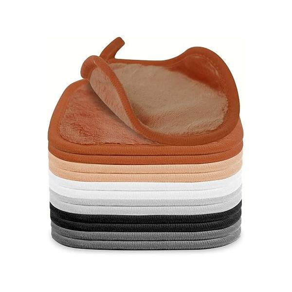 Makeup Remover Cloth 12-Month Set, Ultra Soft Premium & Reusable Microfiber Towels for All Skin Types, Perfect Face Women, 6 Inch X Inch, Multicolor