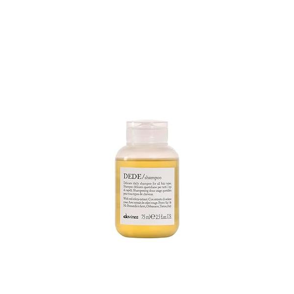 Davines DEDE Shampoo, Delicate Daily Cleansing for All Hair Types, Balance and Add Shine