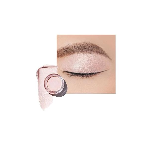 Oulac Shimmer Cream Eyeshadow also for Highlighter Blendable Eye Shadow Waterproof&Long Lasting with Moisturizing Formula Soft Make-up,Vegan & Cruelty-Free,6g P06