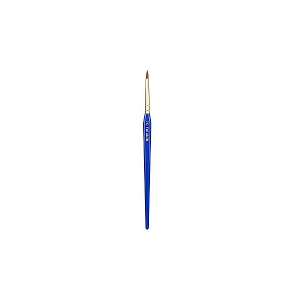 Bdellium Tools Professional Makeup Brush - Golden Triangle 710 Eye Liner With All Vegan and Soft Synthetic Fibers, For Lining the Eyes (Blue, 1pc)