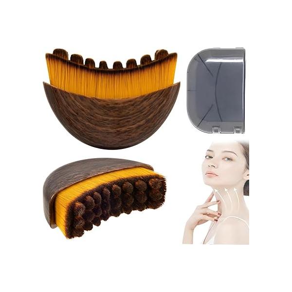 New Lymphatic Contour Face Brush, Drainage Massager - Ergonomic Brush for Jawline Sculpting, Puffiness Relief, Sensitive Skin, Portable Design Home/Spa Use (1PCS)