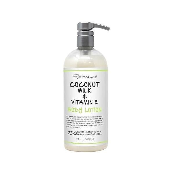 Renpure Originals Coconut Milk & Vitamin E Body Lotion, 24 Ounce