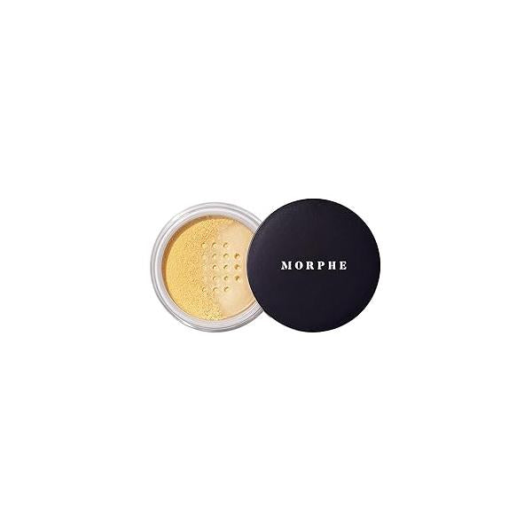 Morphe Bake & Set Setting Powder - Lightweight, Talc-Free Finishing for Face Makeup with a Soft, Natural Finish Minimizes Shine Up to 24HR Banana (0.31 oz)