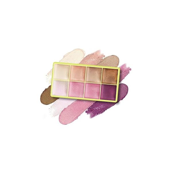 8 Colors Multi-use Cream Contour Highlighter Palette Makeup,Concealer for Cheek Eye Nose Face Body,Cheek Lip Tint,Lightweight Soft Buildable Blendable Natural Look