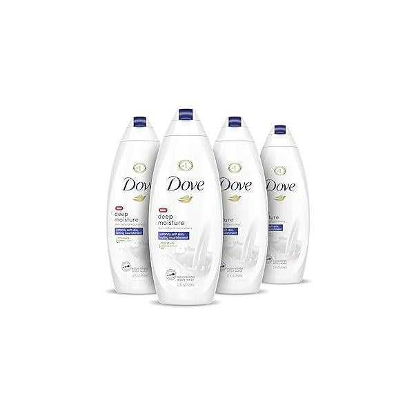 Dove Body Wash Deeply Nourishing - Pack of 4 22 oz