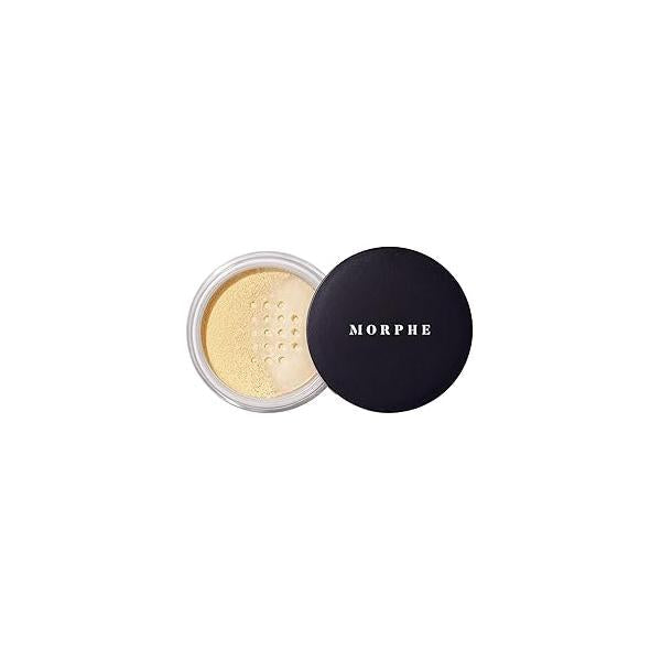 Morphe Bake & Set Setting Powder - Lightweight, Talc-Free Finishing for Face Makeup with a Soft, Natural Finish Minimizes Shine Up to 24HR Banana (0.31 oz)