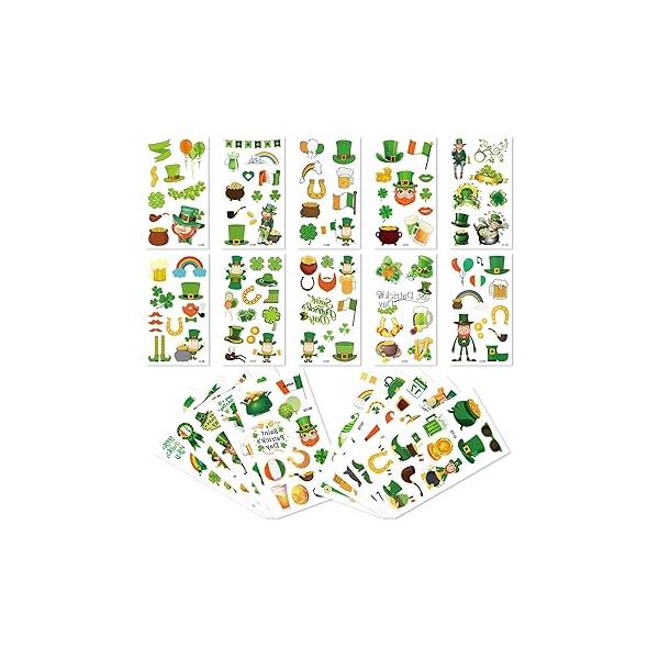 Apeso Christmas Temporary Tattoos for Kids, 24 Sheets Fake Cute Tattoo Stickers Waterproof Body Face, Birthday Party Favors Supplies Stocking Stuffers Gifts Boys Girls