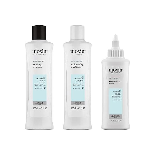 Nioxin Scalp Recovery Anti-Dandruff System Kit | For Itchy & Flaky Pyrithione Zinc Trial Size