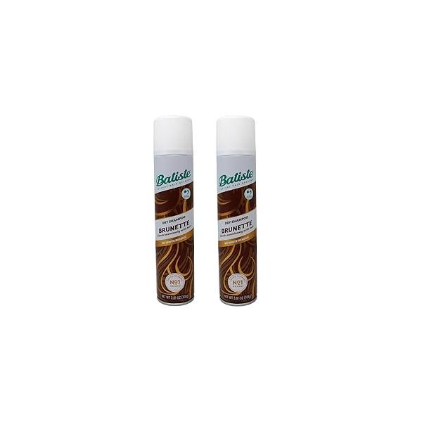Batiste Dry Shampoo, Brunette, 3.81 oz (Pack of 2)