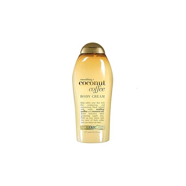 OGX Smoothing + Coconut Coffee Body Cream 19.5 oz