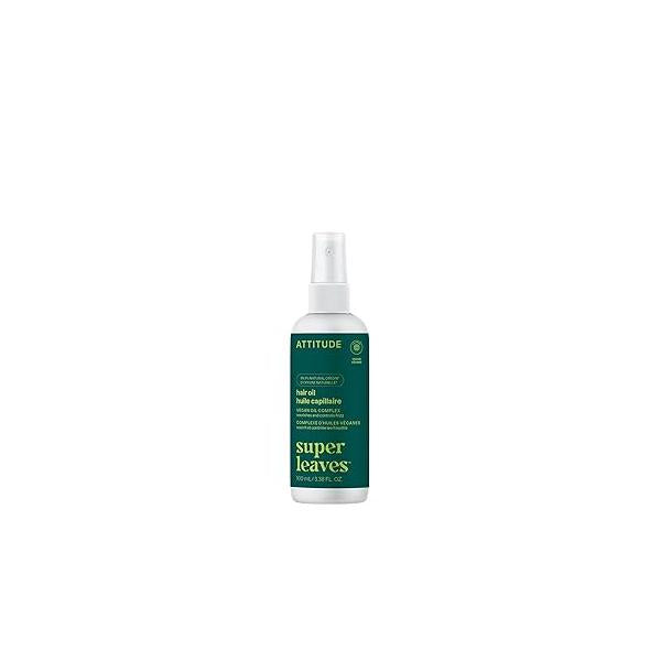 ATTITUDE Nourishing Hair Oil, EWG Verified, Natural Origin, Frizz Control Vegan Oil Complex, Softens & Nourishes Dry Hair, Dermatologically Tested, For All Types, 100 mL