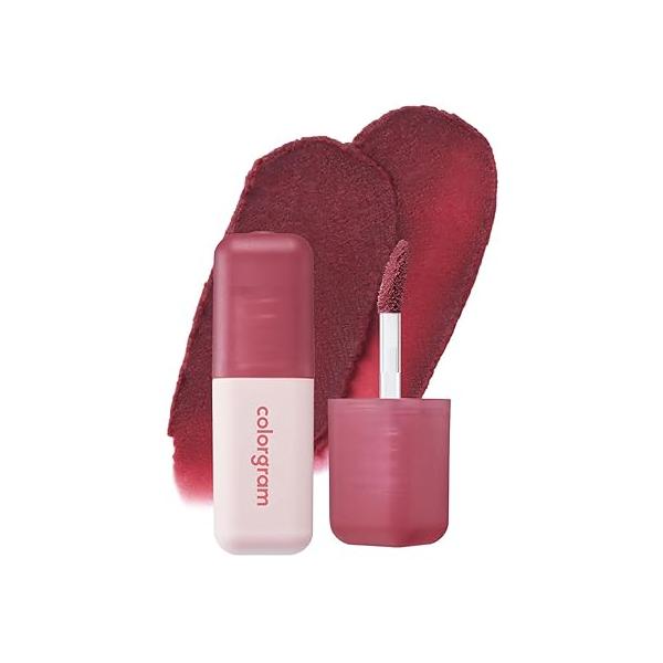 COLORGRAM NUDE BLUR TINT 02 CHARMING PINK | Soft Velvet Matte Lip Stain & Cheek Tint Lightweight Blurring for a Smooth Airbrushed Finish 24H Hydration, Long-Lasting Non-Sticky Formula