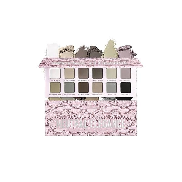 Afflano Neutral Nude Eyeshadow Palette, Matte Shimmer Beige Brown Palette Highly Pigmented, Blendable Natural Colors Long-Wear, Eye Shadow for Women Eyes Daily Grunge Makeup