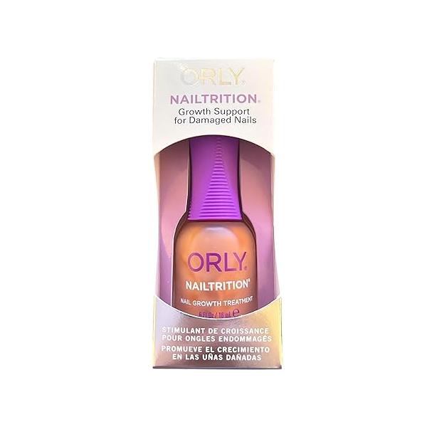 Orly nailtrition nail Strengthening & Growth Treatment For Peeling Splitting Nails (.6 oz.)