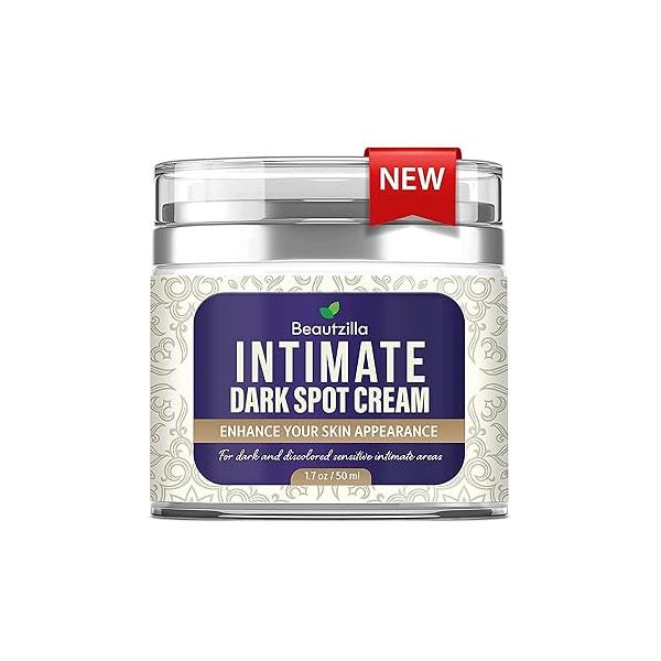Beautzilla Moisturizing Intimate Area Dark Spot Corrector with Instant Results for Knees, Elbows, Underarms, and Thighs