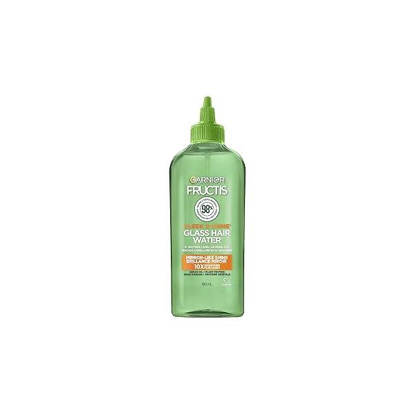 Garnier Fructis Sleek & Shine Glass Hair Water, 10 Seconds Lamellar Rinse Out, Argan Oil, 6.0 Fl Oz, 1 Count (Packaging May Vary)