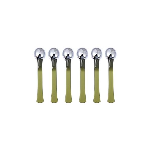 EXCEART Metal Eye Cream Rod 6pcs Face Roller Massage Care Applicator Wand Stick