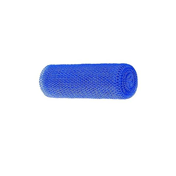 African Net Sponge, Kissfee Body Exfoliating Bath Towel Skin Exfoliation for Shower, Back Scrubber Smoother Long Wash Scrub Cloth Washcloth Washer Men Women (Blue)