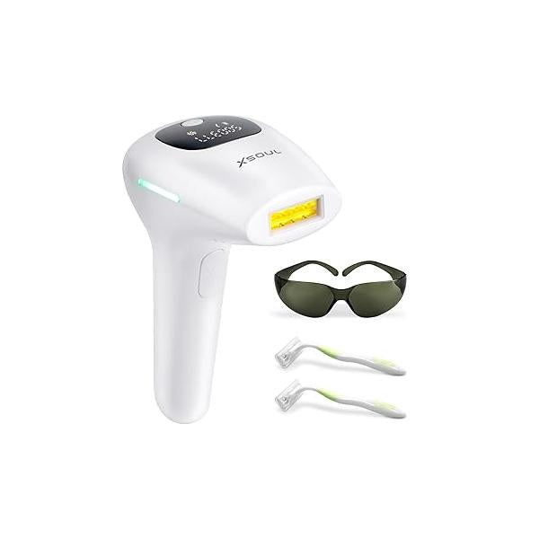 At-Home IPL Hair Removal for Women and Men Permanent 999,999 Flashes Painless Remover on Armpits Back Legs Arms Face Bikini Line, Corded