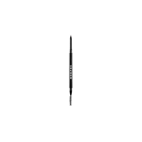 Morphe Micro Dual Eyebrow Pencil - Dual-Ended Brow Featuring a Retractable, Ultra-Precise, Pointed Tip Richly Pigmented, Smooth-Gliding, Long-Lasting Wax Formula Chocolate Mousse (0.003 oz)