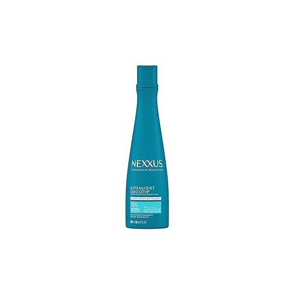 Nexxus Ultralight Smooth Conditioner Weightless for Dry and Frizzy Hair Treatment to Block Out Frizz Against Humidity 13.5 oz