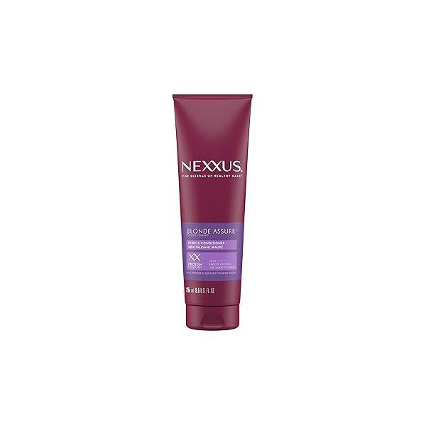 Nexxus Blonde Assure Purple Keratin Conditioner for and Bleached Hair, 8.5 oz