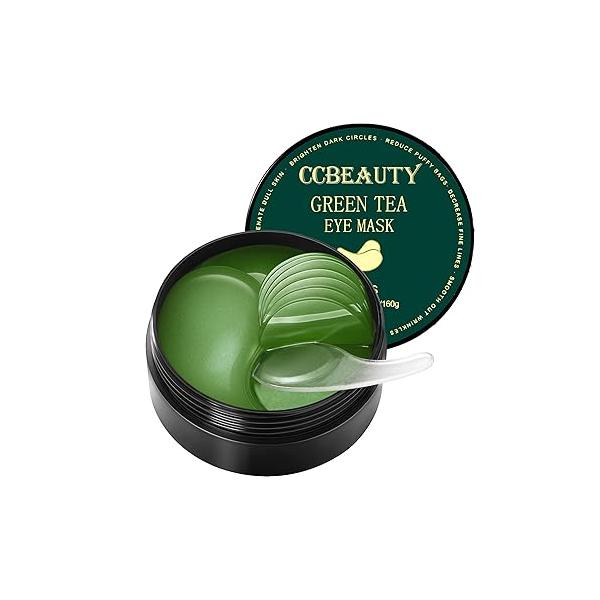 CCbeauty 24K Gold Under Eye Patches for Puffy Eyes, Dark Circles and Puffiness, Collagen Hydrating Mask Skincare, Gel Pads Bags Wrinkles Treatment,30pairs