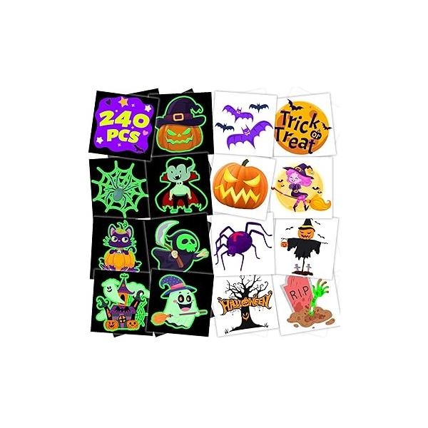 30 Sheets Halloween Temporary Tattoos, Horror Stitch Scar Scab Zombie Makeup Tattoos Stickers, Realistic Bloody Fake Wound for Party