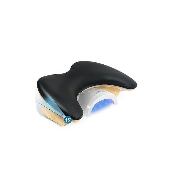 Arm Rest for Nails Tech, U-Shaped Manicure Nail Stand with Detachable Brackets Microfiber PU Leather Cushion Hand Pillow Table Tech Must Haves Tools