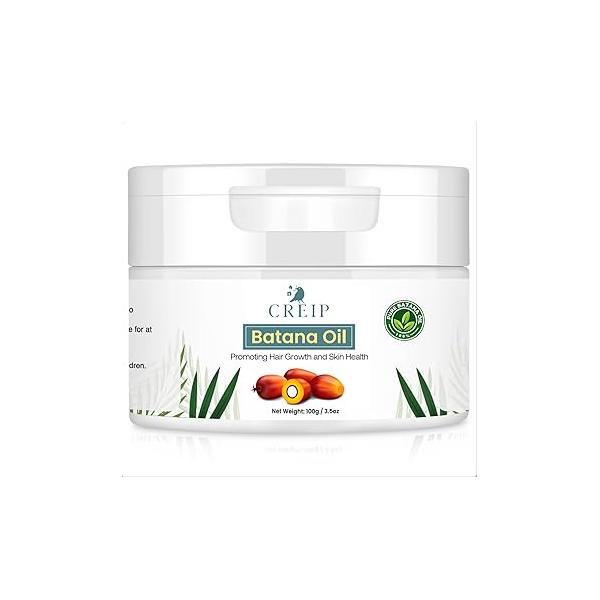 Batana Oil for Hair Growth: 100% Natural from Honduras - Repairs Damaged Reduces Loss Promotes Regrowth