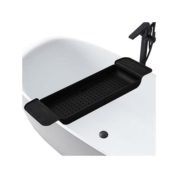 Bath Tub Tray - Stretchable, Strong Load-Bearing, Plastic, Anti-Slip Design Ultimate Bathtub Caddy