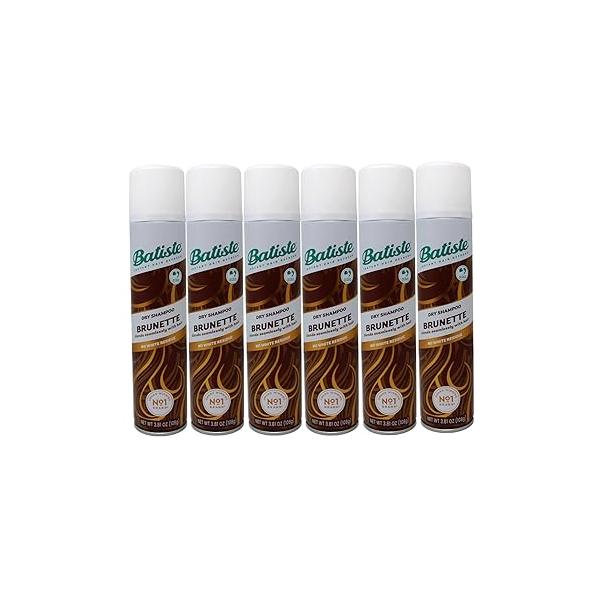 Batiste Dry Shampoo, Brunette, 3.81 oz (Pack of 6)