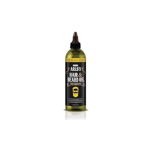 Arlo's Pro-Growth Hair and Beard Oil 8 oz. - Oil, Mustache Growth