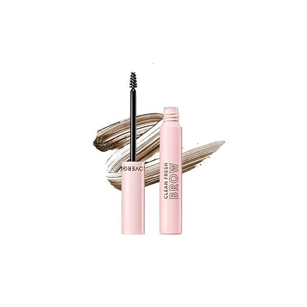 CoverGirl Clean Fresh Brow, 500 Medium Brown, Eyebrow Gel, Long-Lasting, Vegan Formula, Natural Looking, Easy to Apply, Doesn't Smudge, 0.18oz