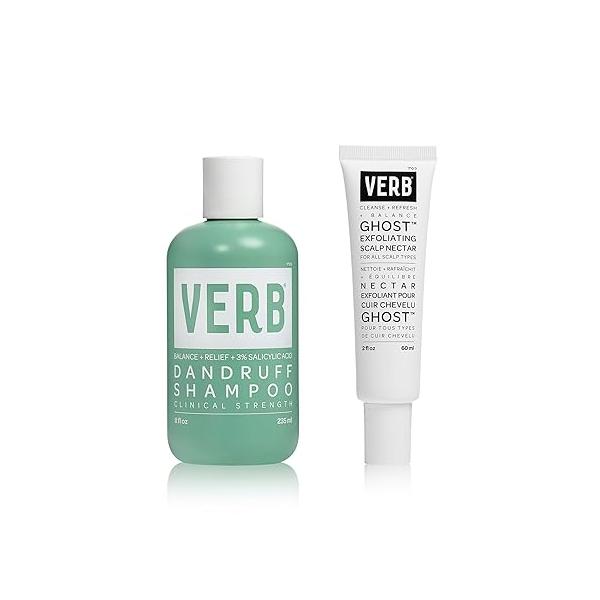 VERB® Dandruff Shampoo - for Gentle Cleansing and Clinical Strength Relief with 3% Salicylic Acid