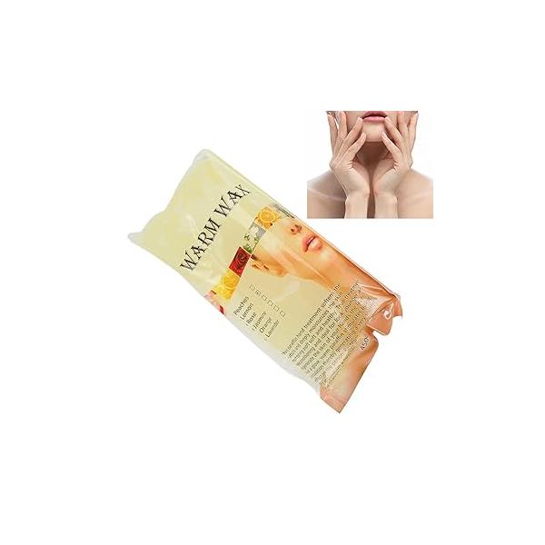 Paraffin Wax Machine Refills, Refills Block Nourishing Hand Feet for Home Beauty Salon 450g Extra suitable sensitive type of skin(lemon)
