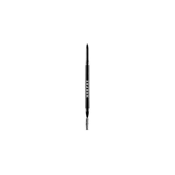 Morphe Micro Dual Eyebrow Pencil - Dual-Ended Brow Featuring a Retractable, Ultra-Precise, Pointed Tip Richly Pigmented, Smooth-Gliding, Long-Lasting Wax Formula Chocolate Mousse (0.003 oz)