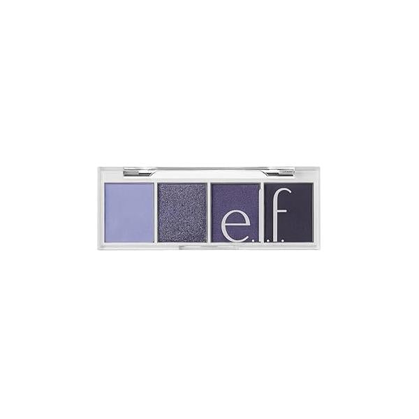 e.l.f. Bite-Size Eyeshadow, Ultra-Pigmented Eye Makeup Quad, 4 Matte & Shimmer Shades, Creamy Blendable Powder, Açaí You, 0.12 Oz