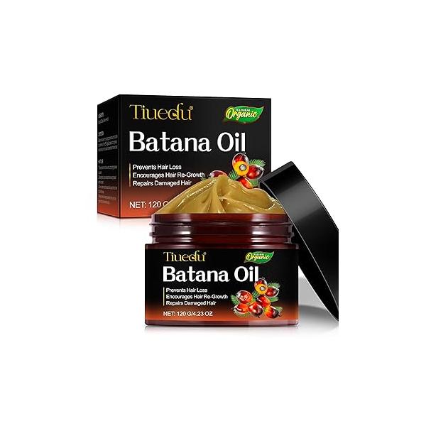 Raw Batana Oil for Hair Growth and Repair,100% Natural from Honduras,Organic Prevent Loss, Enhances Thickness Men & Women, 120g/4.2 fl.oz