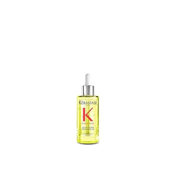 Kerastase Première Repairing Gloss Oil For Damaged Hair - Lightweight Strengthening Serum, Controls Frizz and Protects Against Heat & Humidity, 1.01 Fl Oz
