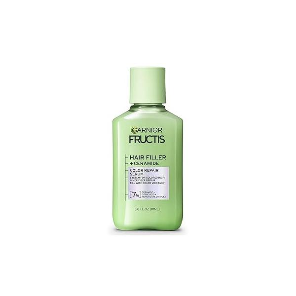 Garnier Fructis Hair Filler Color Repair Conditioner with Ceramide, Smoothing & Sulfate Free for Colored, Bleached Hair, 10.1 Fl Oz, 1 Count