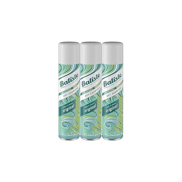 Batiste Dry Shampoo, Original Fragrance, 6.73 Fl Oz,Pack of 3