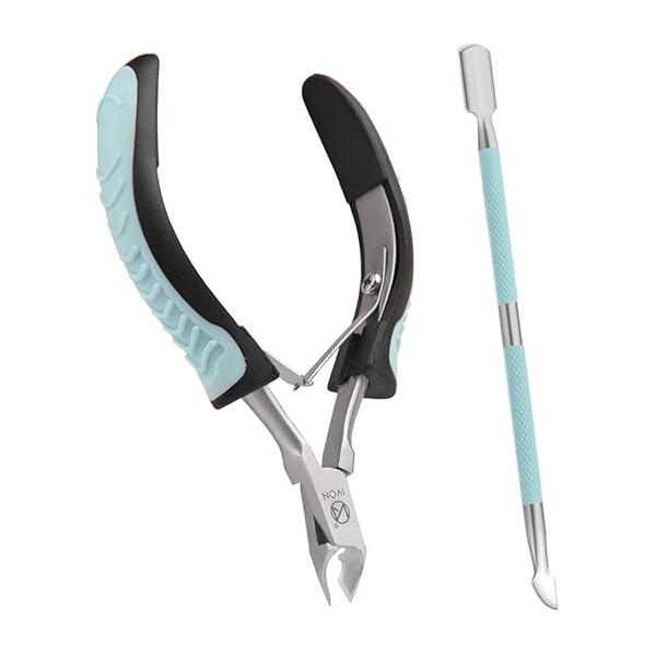 IVON Non-Slip Cuticle Trimmer, Professional Stainless Steel Cutter