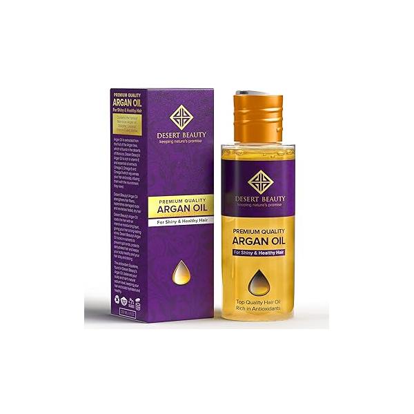Argan Oil, 4 oz, Hair Oil Treatment for Dry Damaged Hair, Leave-in Conditioner, Hydrating, Strengthens, Natural, Cruelty Free