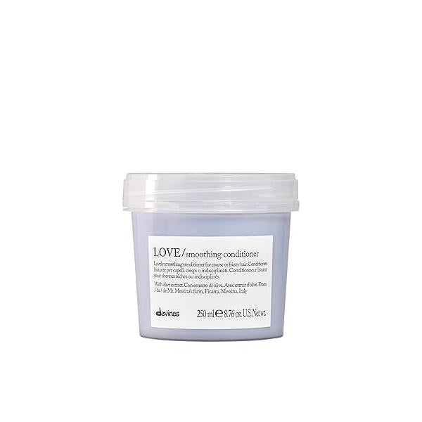 Davines LOVE Smoothing Conditioner, Formula for Frizzy or Coarse Hair, Soften and Nourish